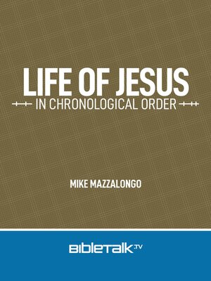 cover image of Life of Jesus in Chronological Order